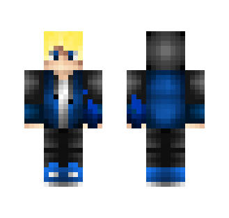 blue fire boy - Boy Minecraft Skins - image 2