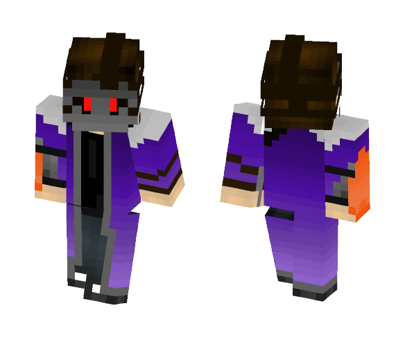 Purple drentchcoat - Male Minecraft Skins - image 1