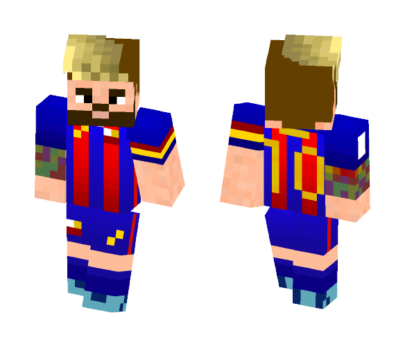 Lionel Messi 2016/17 - Male Minecraft Skins - image 1