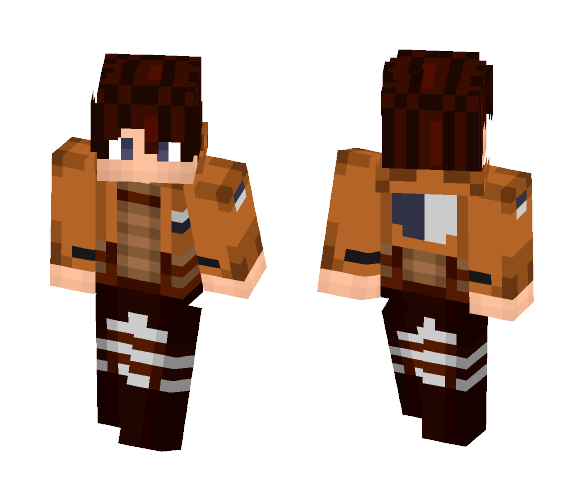 Eren Jeager (Attack on Titan) - Male Minecraft Skins - image 1