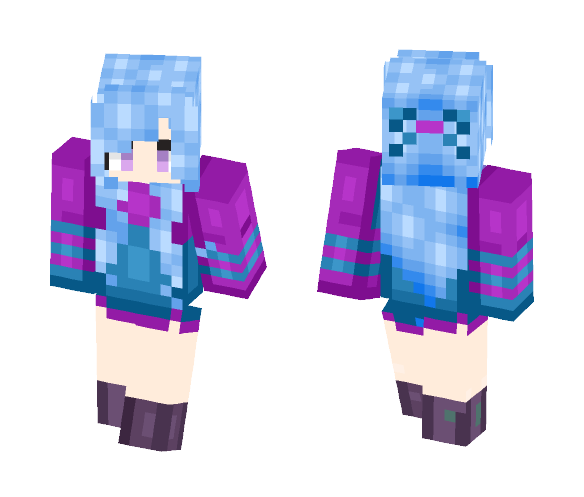 ブルーキット (KkBluekit) - Female Minecraft Skins - image 1