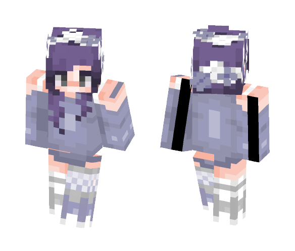 ~Violet Girl Skin~ - Girl Minecraft Skins - image 1