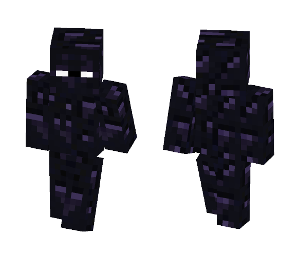 Obsidian man - Male Minecraft Skins - image 1