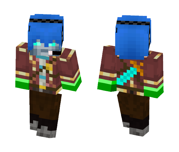 The Blue Guy - Male Minecraft Skins - image 1