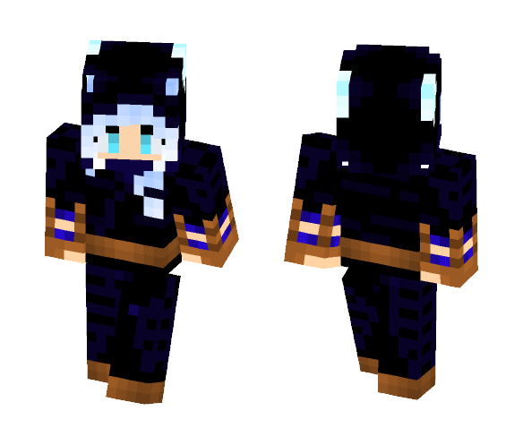 Blue assassin girl 2 - Girl Minecraft Skins - image 1
