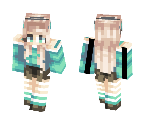 Ocean Eyes - Female Minecraft Skins - image 1