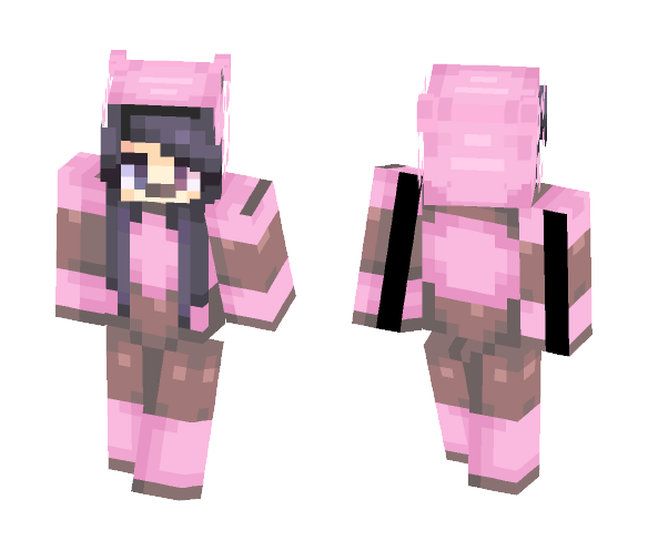 ????Pink Poodle Onesie???? Popreel! - Female Minecraft Skins - image 1