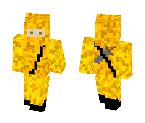 orange ninja - Male Minecraft Skins - image 1