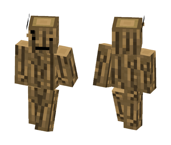Wooden Dude 2 - Interchangeable Minecraft Skins - image 1