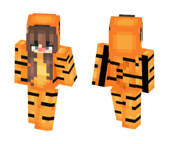 tiger gurl x3 / Mirsku_ - Female Minecraft Skins - image 1