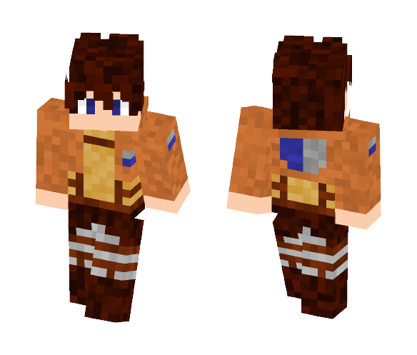 Eren Jeager (Attack On Titan) - Male Minecraft Skins - image 1