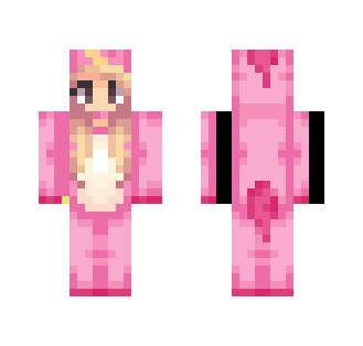 Unicorn Onesie [Pink Edit] - Female Minecraft Skins - image 2