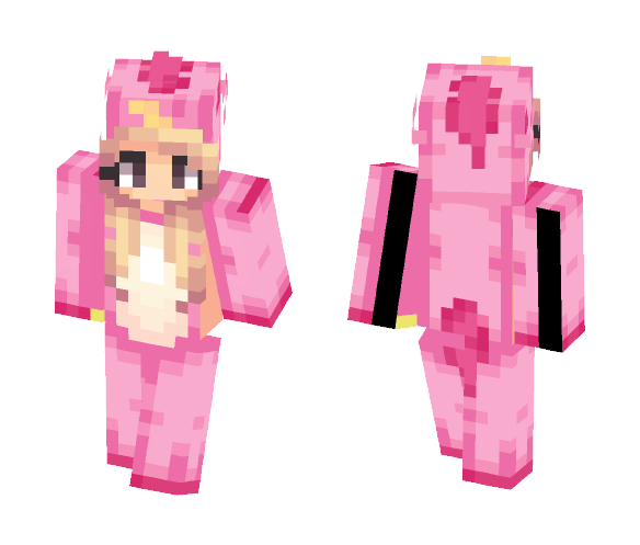 Unicorn Onesie [Pink Edit] - Female Minecraft Skins - image 1