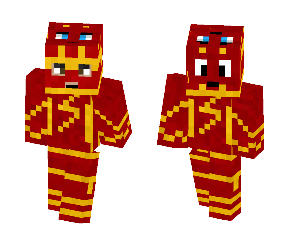 Flash Face-ception - Male Minecraft Skins - image 1
