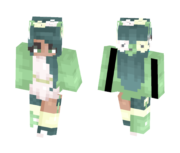 Clovers and Teardrops ♡ - Female Minecraft Skins - image 1