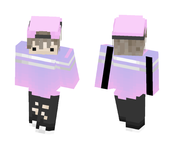 » Faded Sweatshirt Boy « - Boy Minecraft Skins - image 1