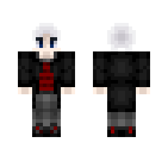 Monochrome + Red (male) - Male Minecraft Skins - image 2