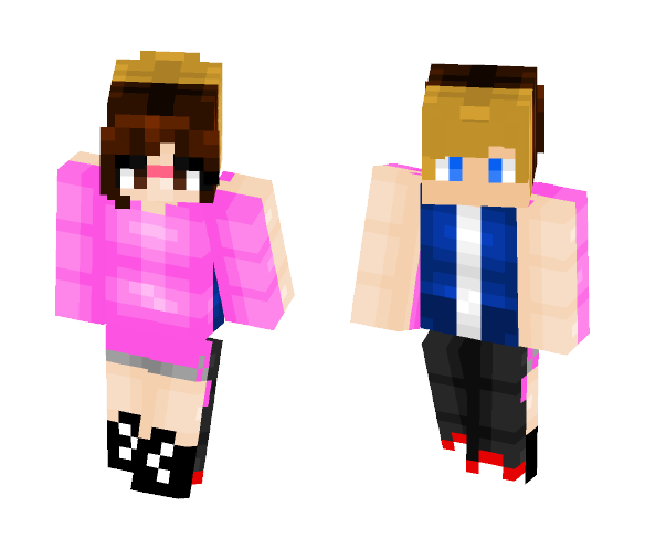 Couple Skin - Interchangeable Minecraft Skins - image 1