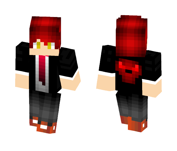For ~ Red - Male Minecraft Skins - image 1