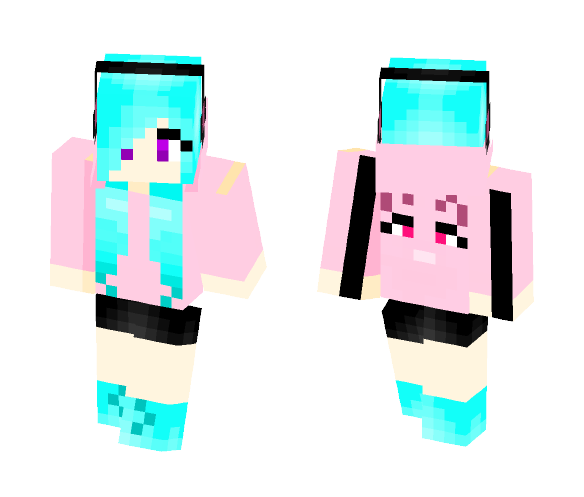 Gaming Girl - Girl Minecraft Skins - image 1