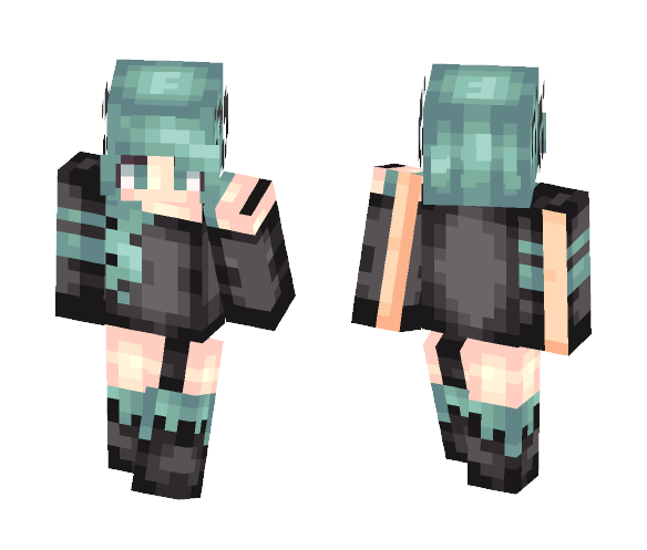 Blue Peppermint - Female Minecraft Skins - image 1