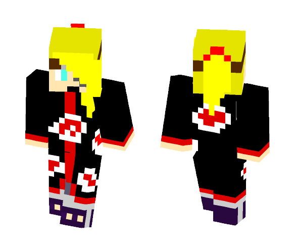 Deidara Akatsuki - Other Minecraft Skins - image 1