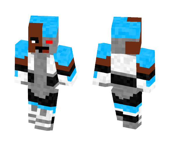 Derpy Cyborg - Male Minecraft Skins - image 1