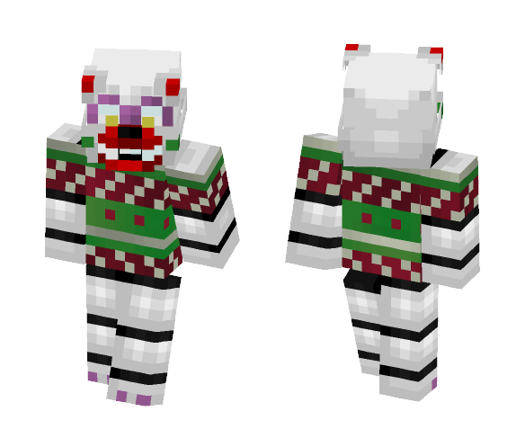 Christmas Funtime Foxy - Christmas Minecraft Skins - image 1
