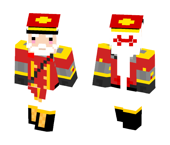 Nutcracker Zenyatta - Male Minecraft Skins - image 1