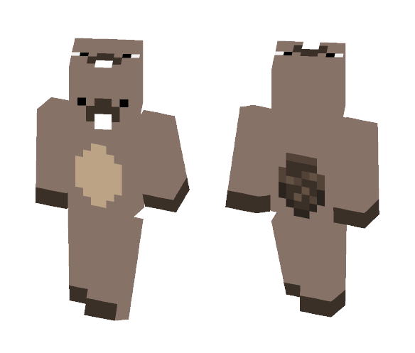 Hunchback Beaver - Interchangeable Minecraft Skins - image 1