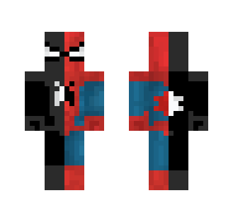 Half And Half SpiderMan - Comics Minecraft Skins - image 2