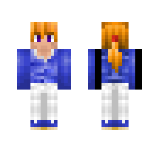 Kenshin Himura (Blue) - Male Minecraft Skins - image 2