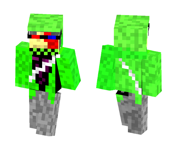 The Green Whiteout(wip) - Male Minecraft Skins - image 1