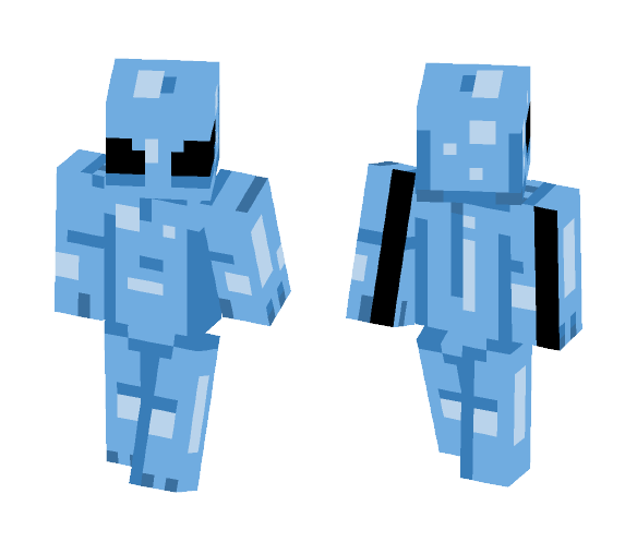 Blue Alien - Interchangeable Minecraft Skins - image 1