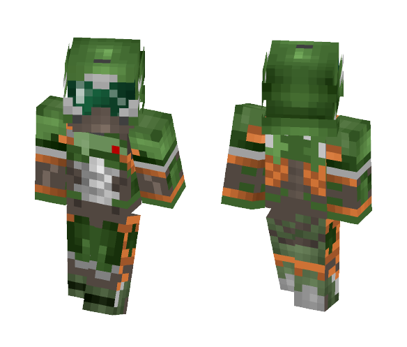 Doom Guy, Doom Slayer - Male Minecraft Skins - image 1
