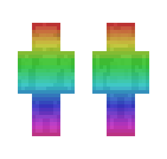 Rainbow Test Skin - Interchangeable Minecraft Skins - image 2
