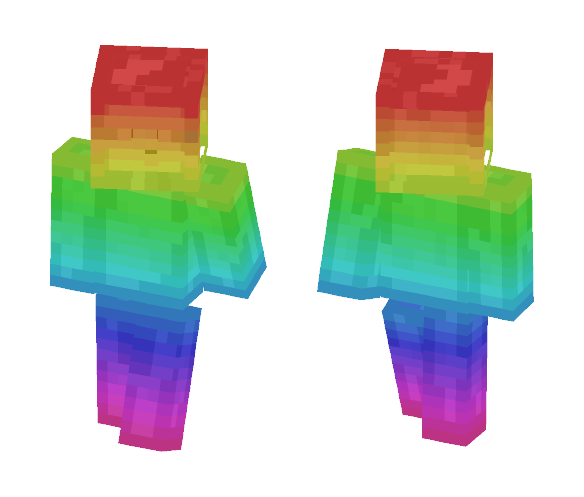 Rainbow Test Skin - Interchangeable Minecraft Skins - image 1