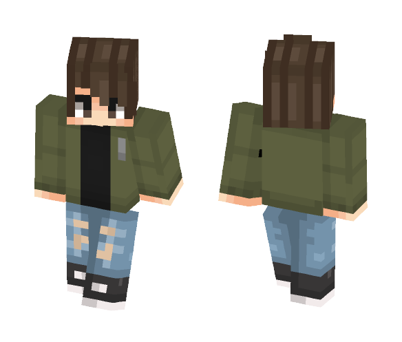 Green Shirt - Male Minecraft Skins - image 1
