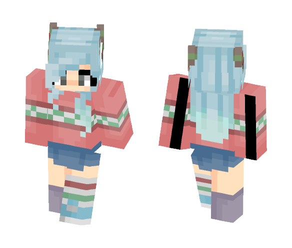Dreaming of an Azure Christmas - Christmas Minecraft Skins - image 1