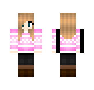 Light Pink Winter Skin - Female Minecraft Skins - image 2