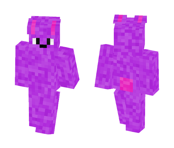 04 | Purple Bunny ~ Pink Tail - Interchangeable Minecraft Skins - image 1