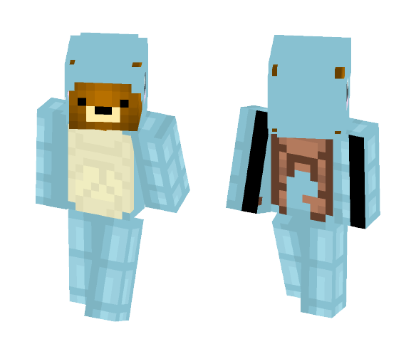 A bear in a Squirtle Onesie. o_o - Male Minecraft Skins - image 1