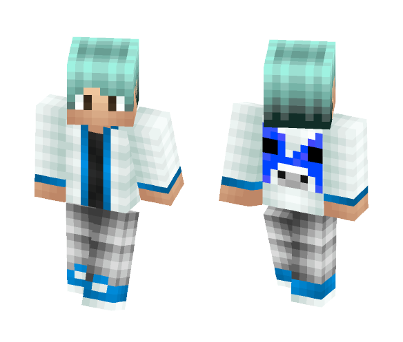 blue mooshroom lover - Male Minecraft Skins - image 1