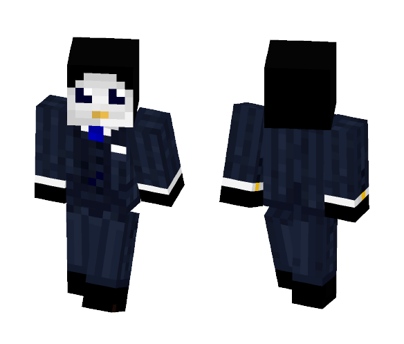 Penguin in a suit [My own skin] - Interchangeable Minecraft Skins - image 1