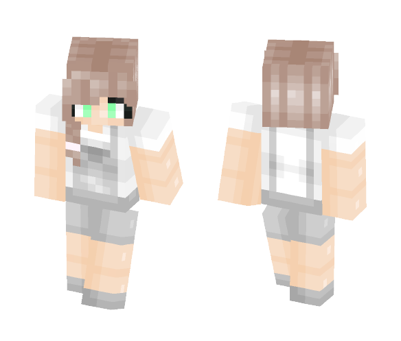 Overalls and a Plait (BASED ON ME) - Female Minecraft Skins - image 1