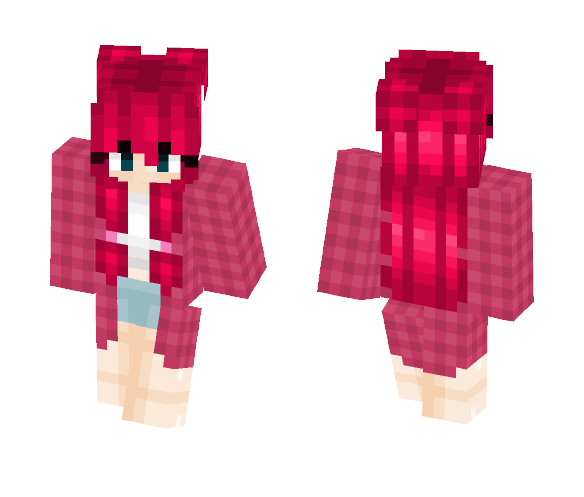 Pink Bubblegum Girl - Girl Minecraft Skins - image 1