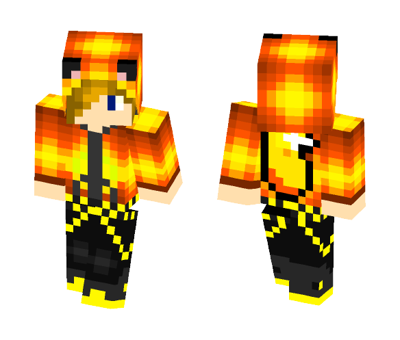 Fire Wolf Boi - Male Minecraft Skins - image 1