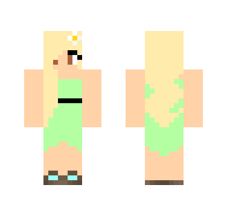 Girl in Green Dress - Girl Minecraft Skins - image 2