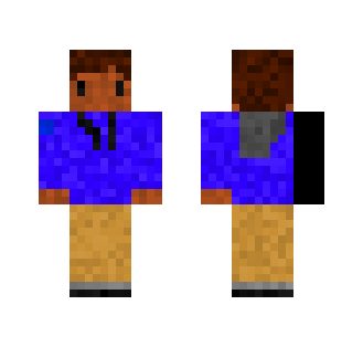 Blue hoodie Guy - Male Minecraft Skins - image 2