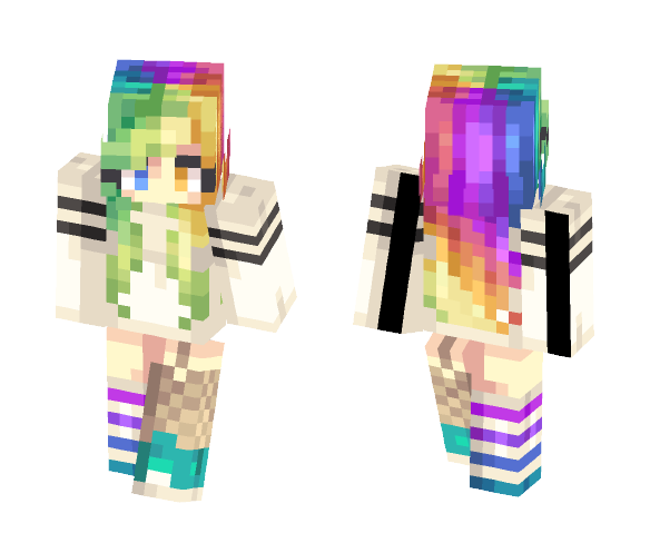 rainbow lies - Female Minecraft Skins - image 1